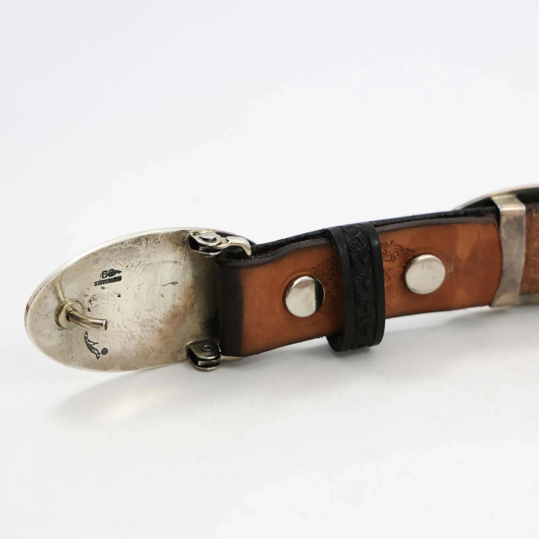 Hopi Bear Paw Concho Belt