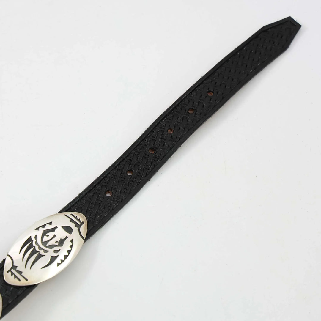Hopi Bear Paw Concho Belt