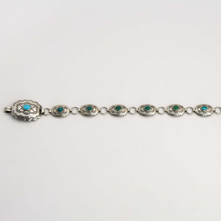 1930s Turquoise Concho Belt