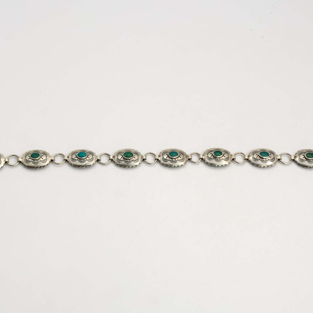 1930s Turquoise Concho Belt