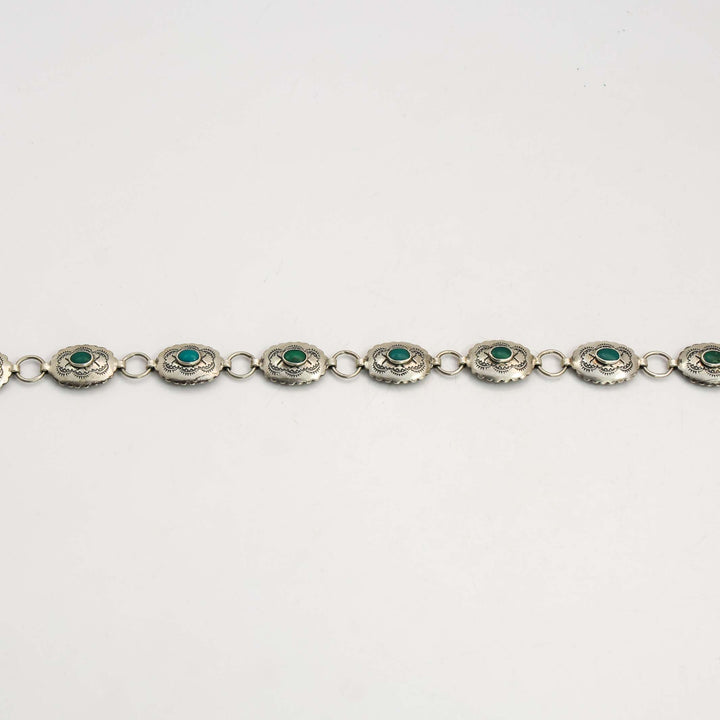 1930s Turquoise Concho Belt