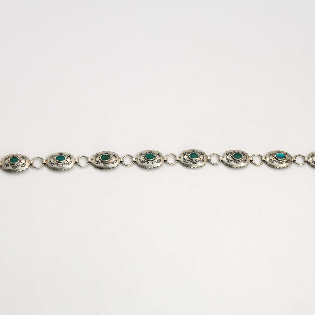1930s Turquoise Concho Belt