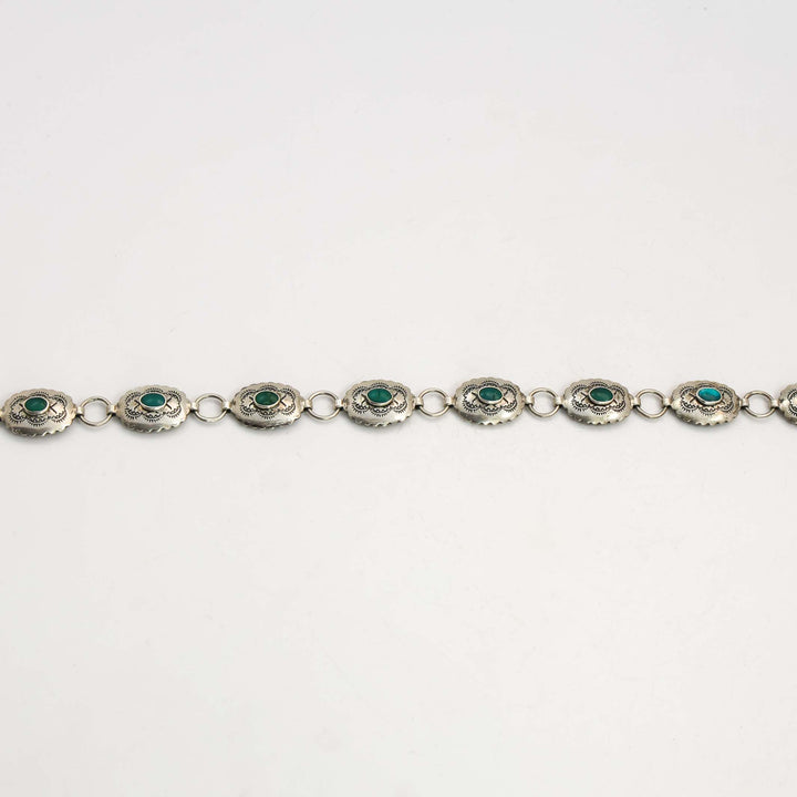 1930s Turquoise Concho Belt