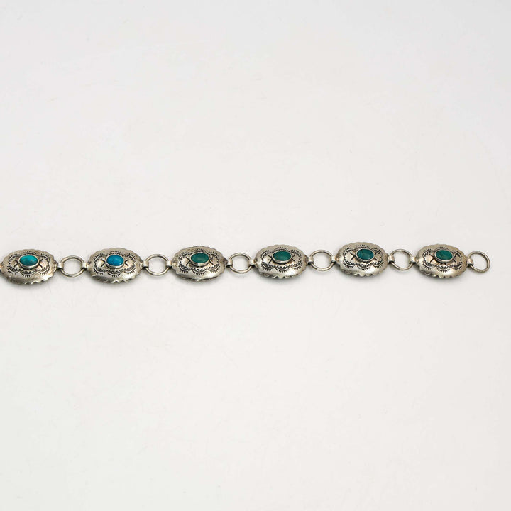 1930s Turquoise Concho Belt