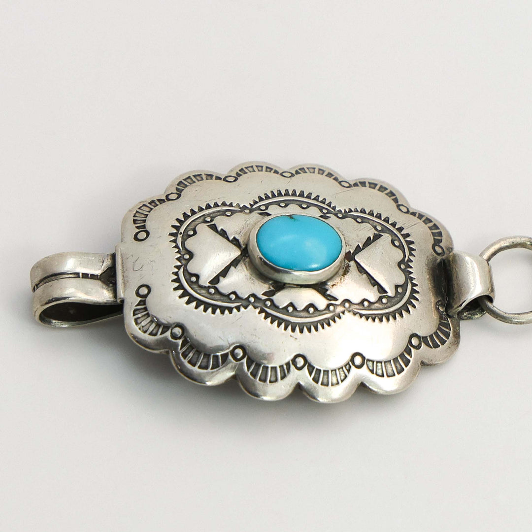 1930s Turquoise Concho Belt