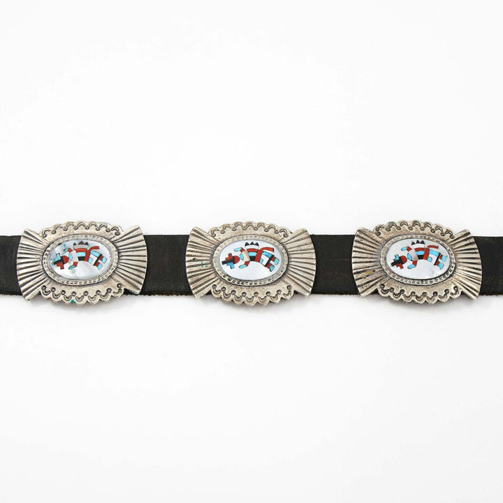 1950s Rainbow Man Concho Belt