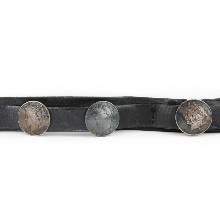 Silver Dollar Concho Belt