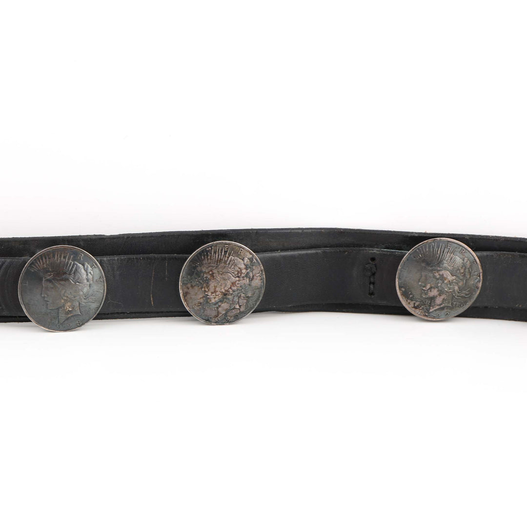 Silver Dollar Concho Belt
