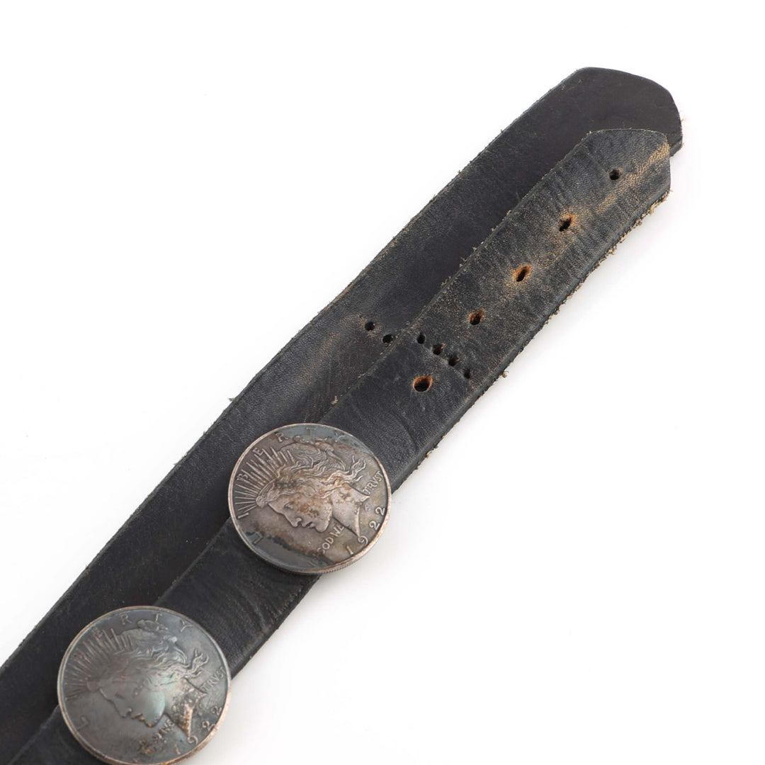 Silver Dollar Concho Belt