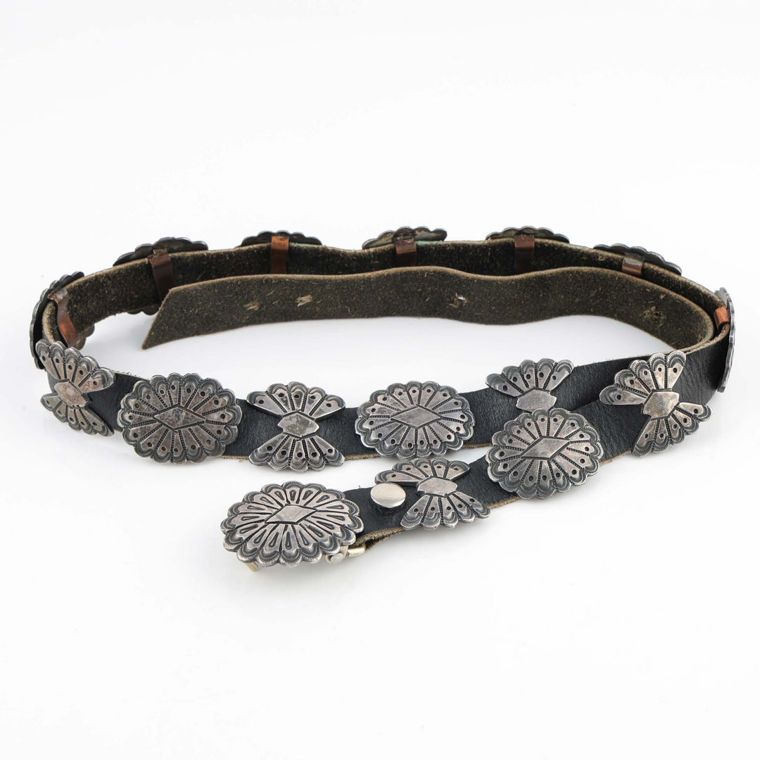 1980s Navajo Concho Belt