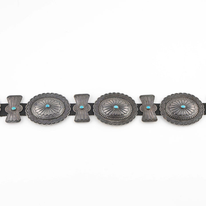 1940s Turquoise Concho Belt