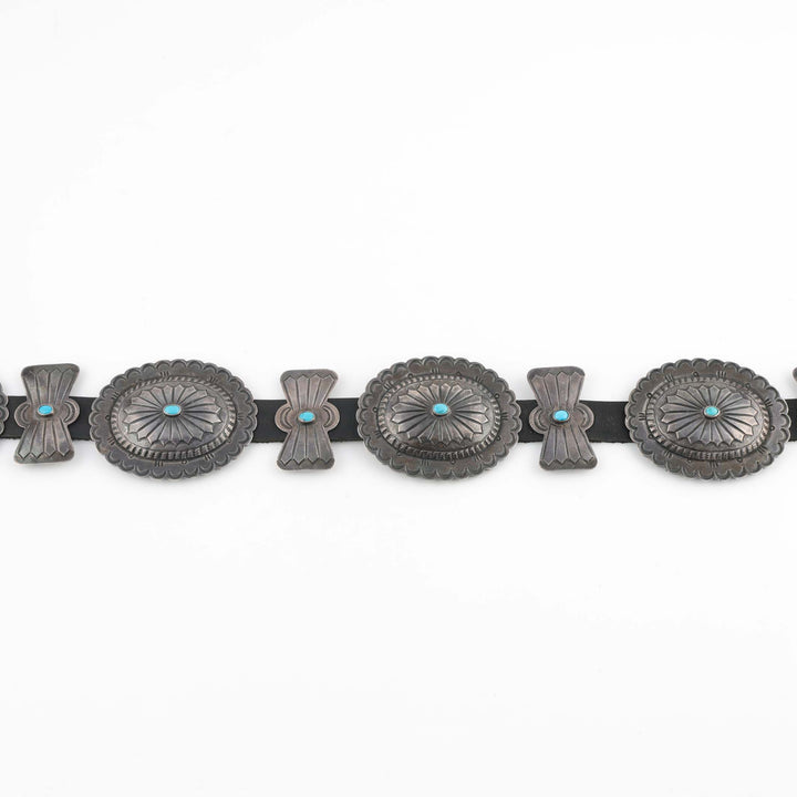 1940s Turquoise Concho Belt