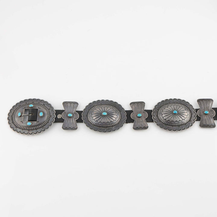 1940s Turquoise Concho Belt