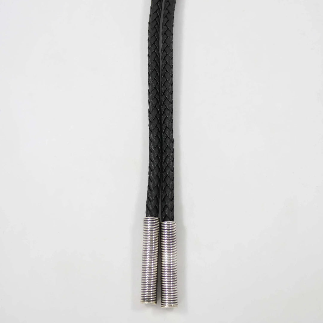 Stamped Silver Bola Tie