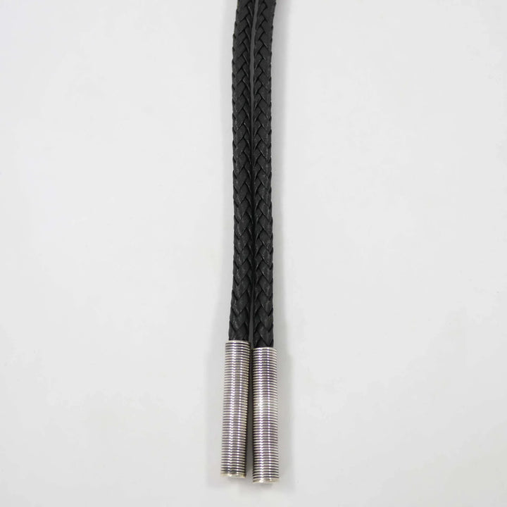 Stamped Silver Bola Tie
