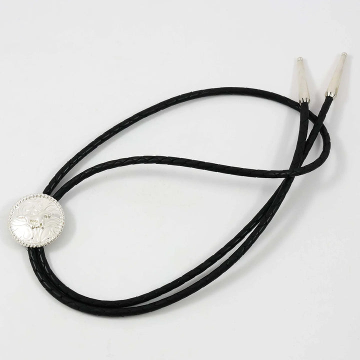 Silver Horse Bola Tie