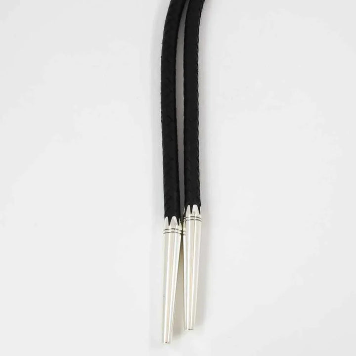 Stamped Silver Bola Tie