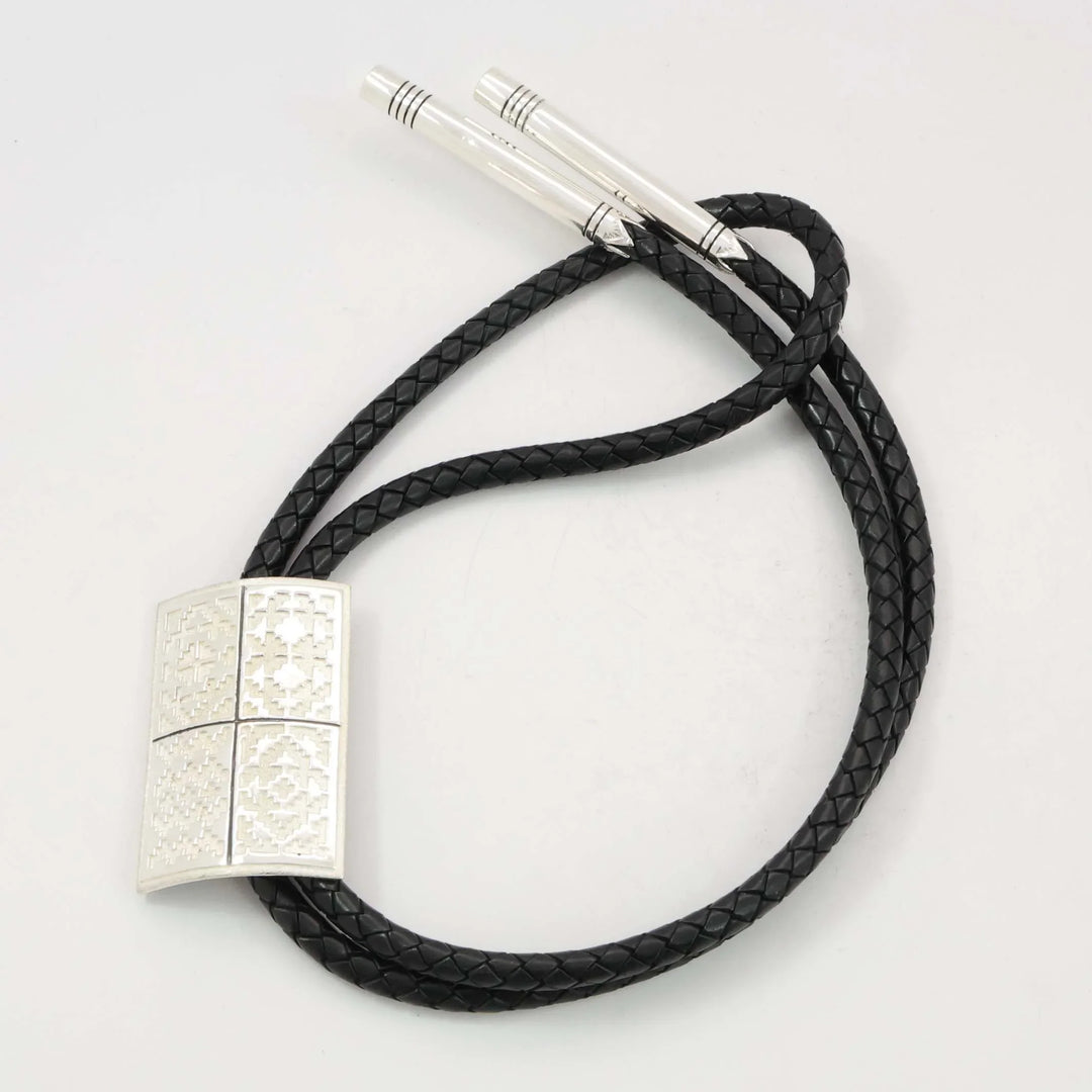 Navajo Rug Bola Tie