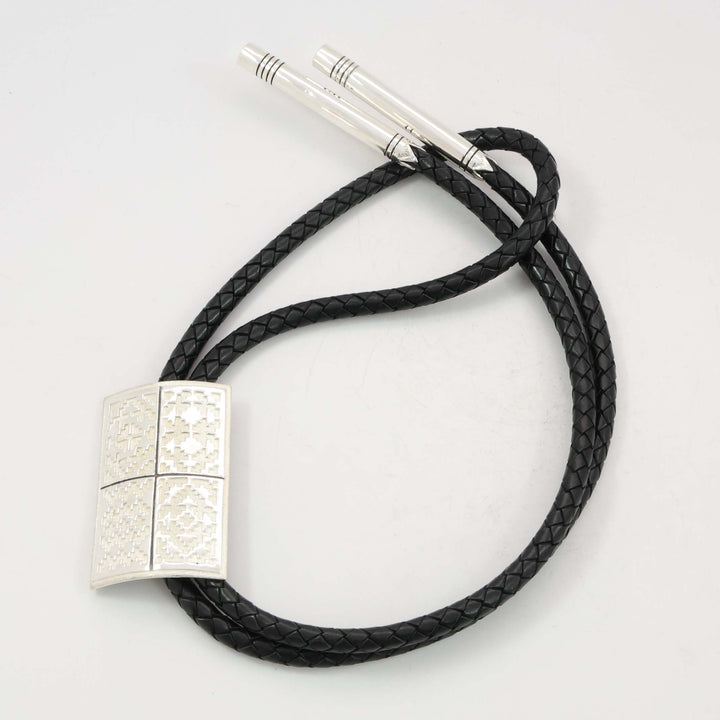 Navajo Rug Bola Tie