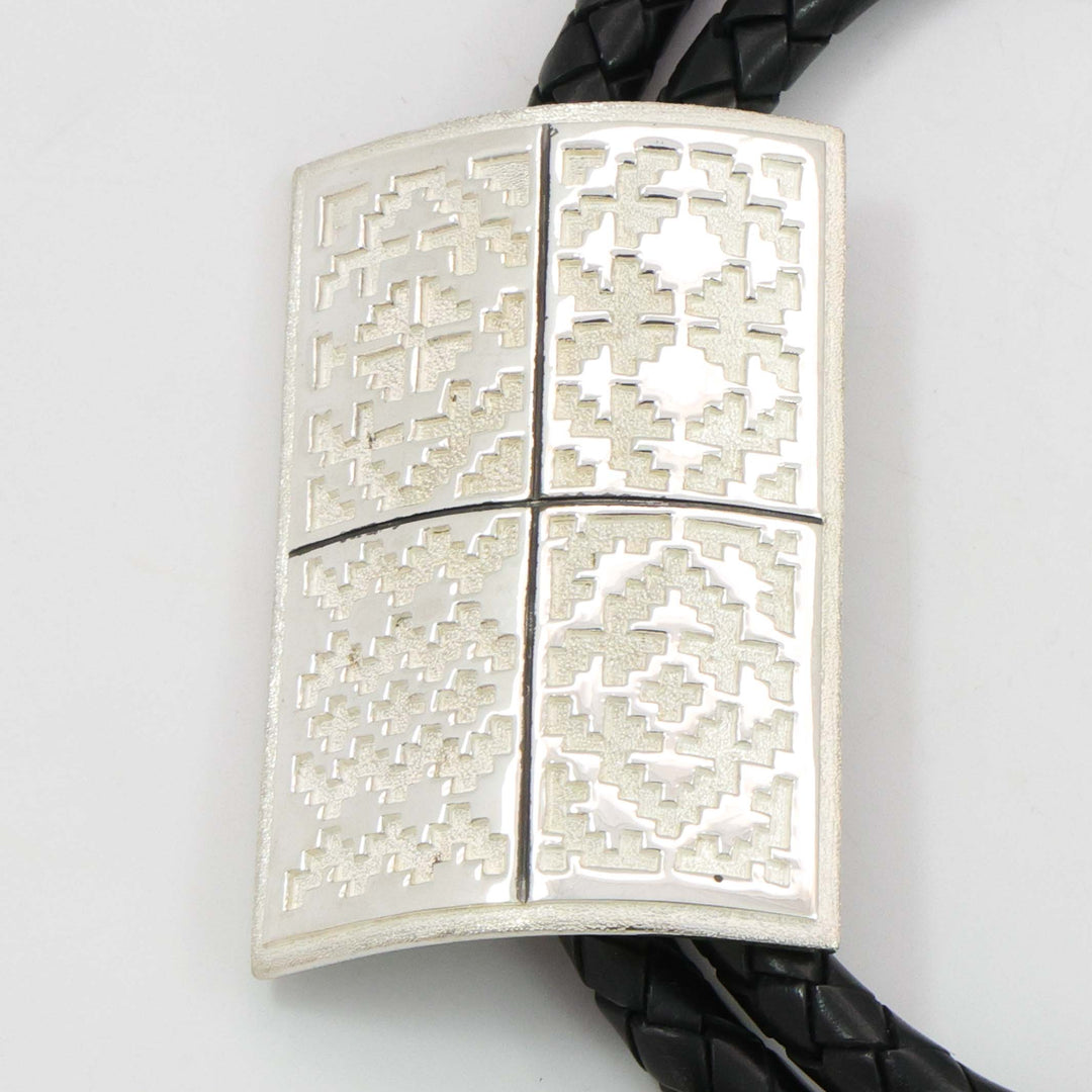 Navajo Rug Bola Tie