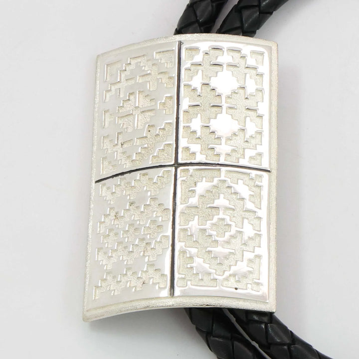 Navajo Rug Bola Tie