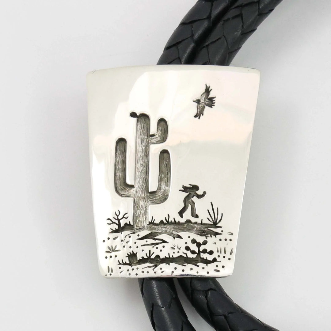 Saguaro Cactus Bola Tie
