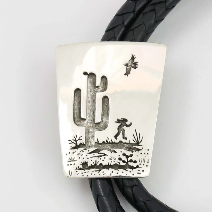 Saguaro Cactus Bola Tie
