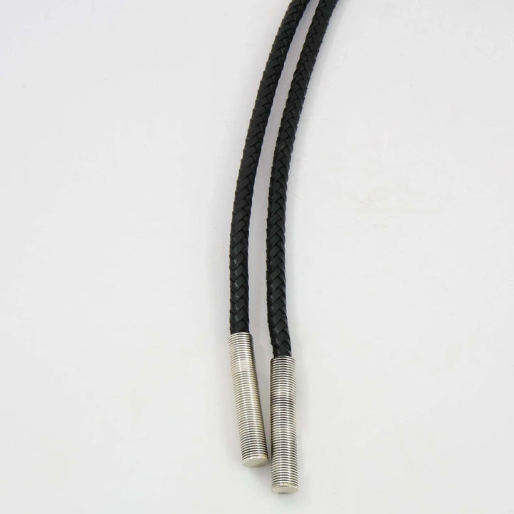 Stamped Silver Bola Tie
