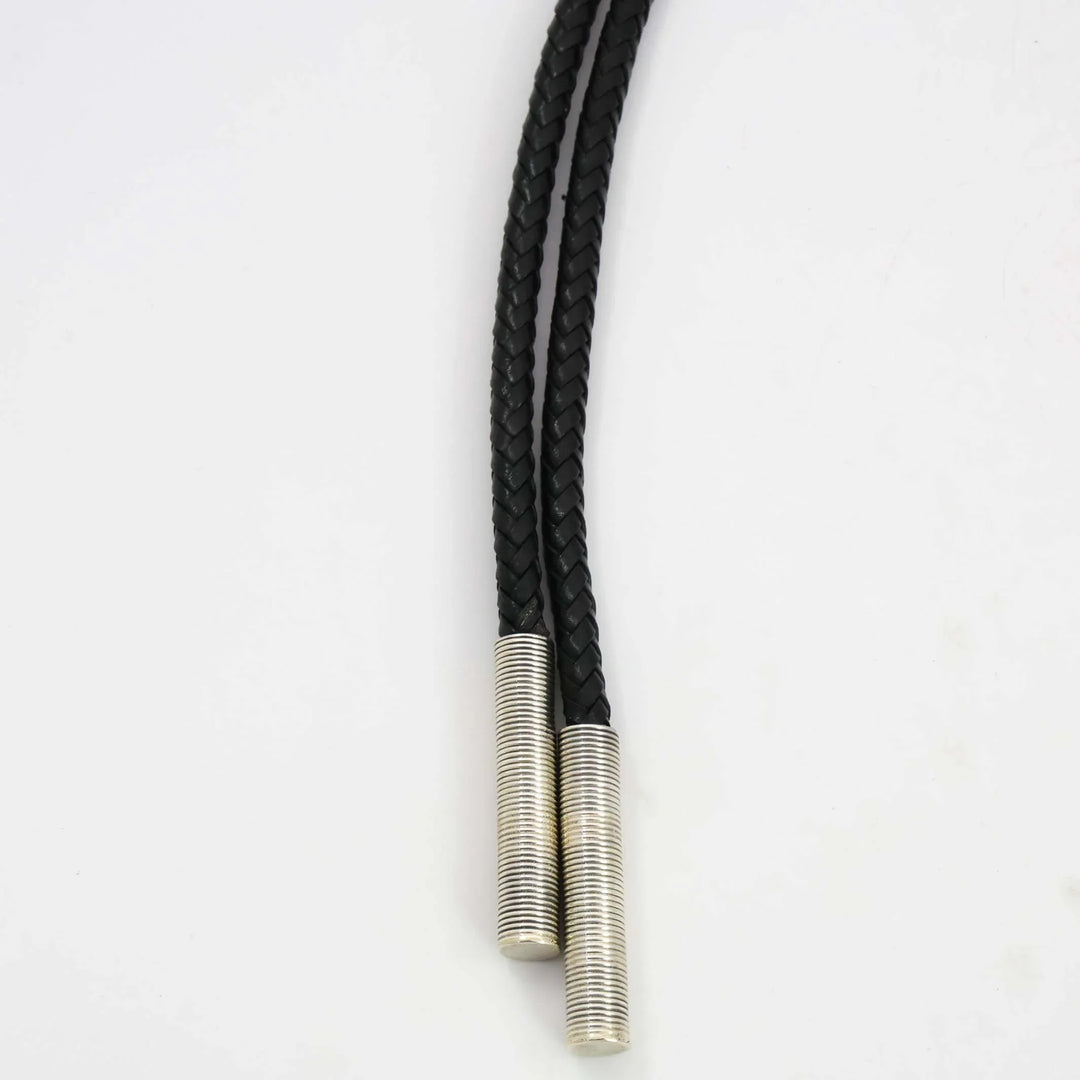 Stamped Silver Bola Tie