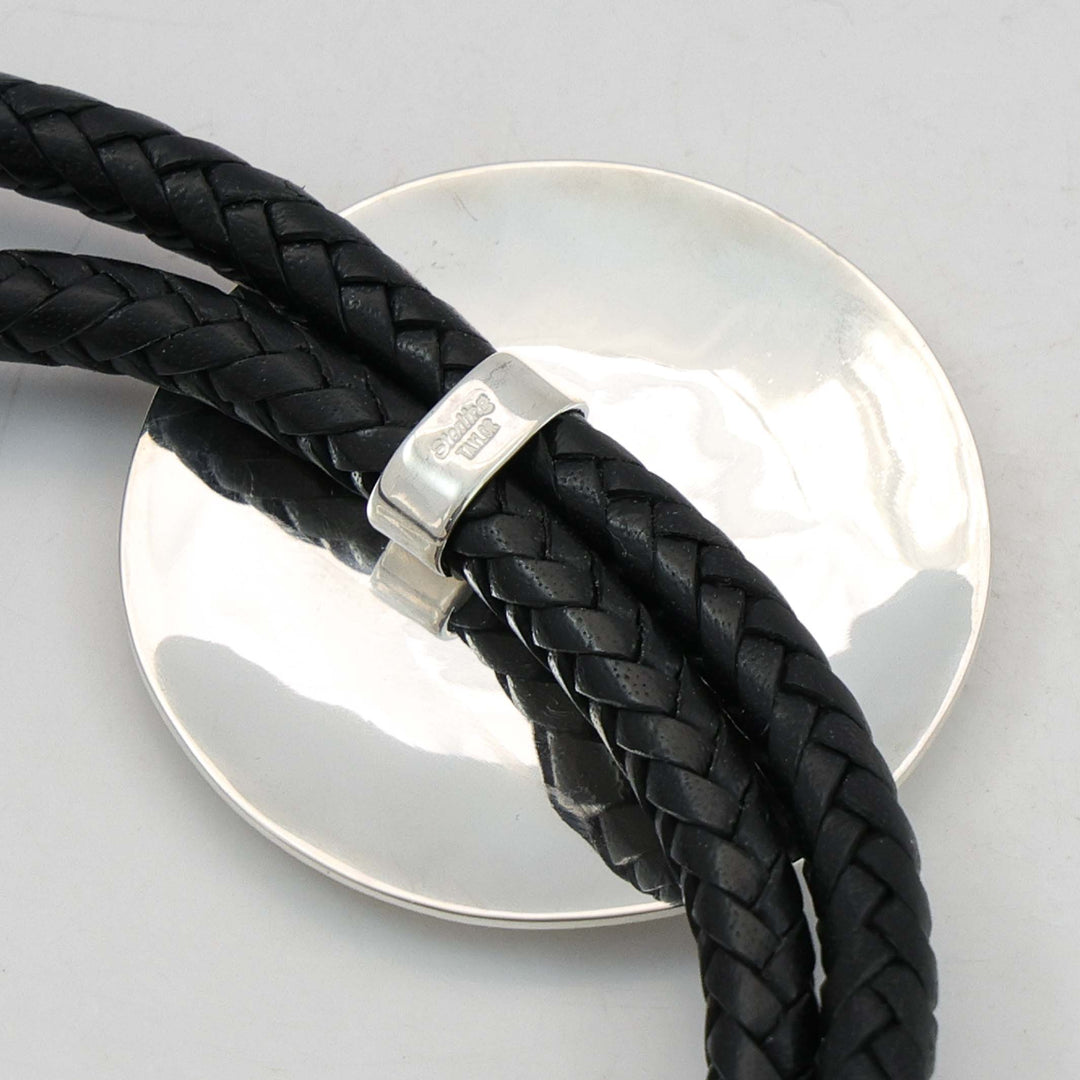 Silver Bear Bola Tie