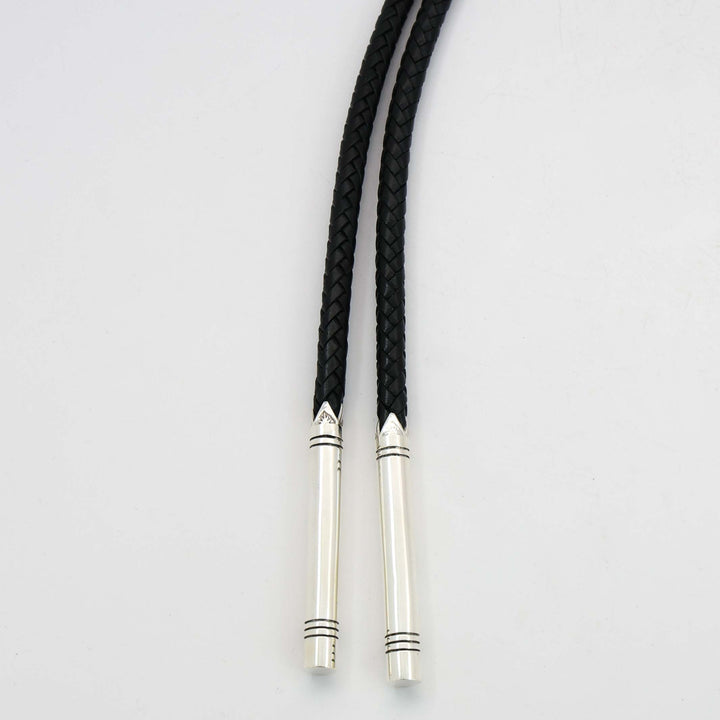 Silver Bear Bola Tie