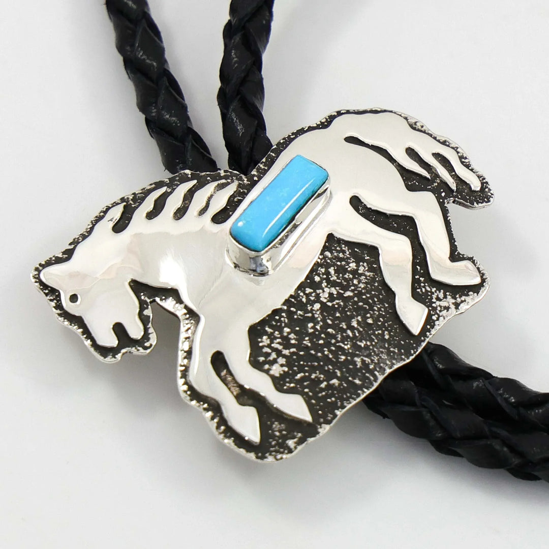 Turquoise Horse Bola Tie