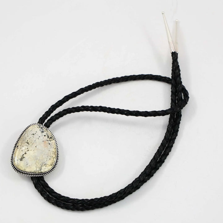 White Buffalo Bola Tie
