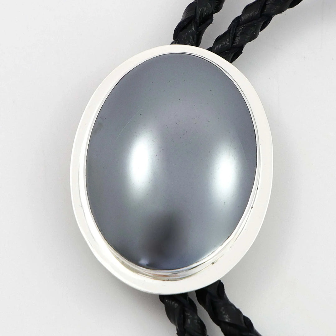 Hematite Bola Tie