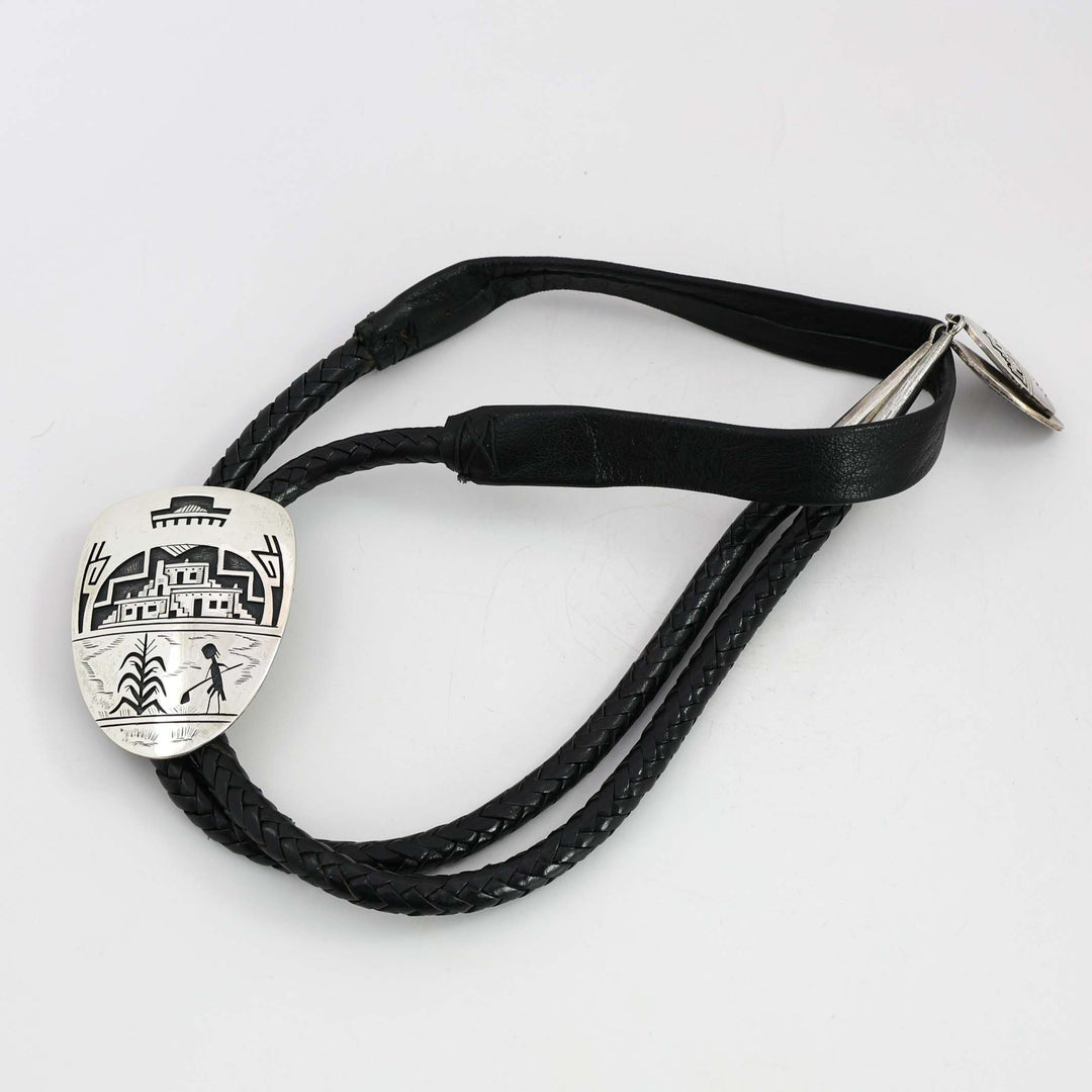 Farming Village Bolo Tie