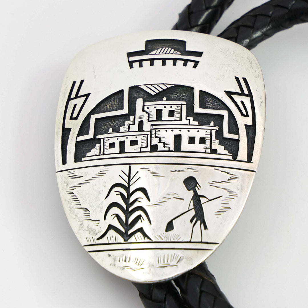 Farming Village Bolo Tie