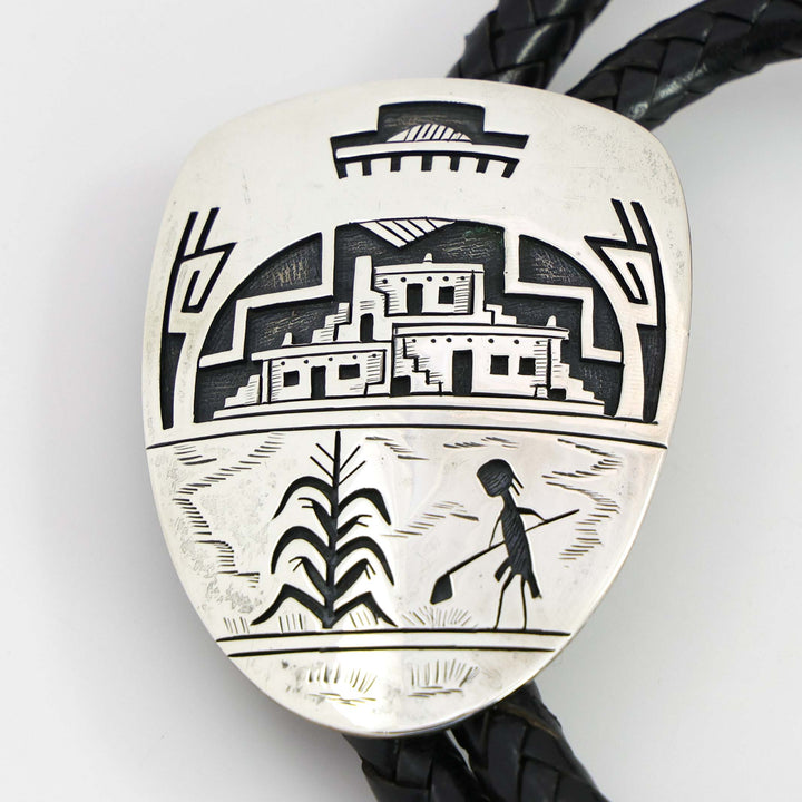 Farming Village Bolo Tie