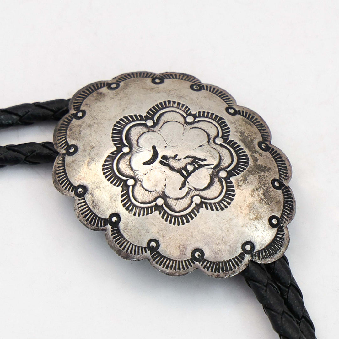 1960s Howling Wolf Bolo Tie