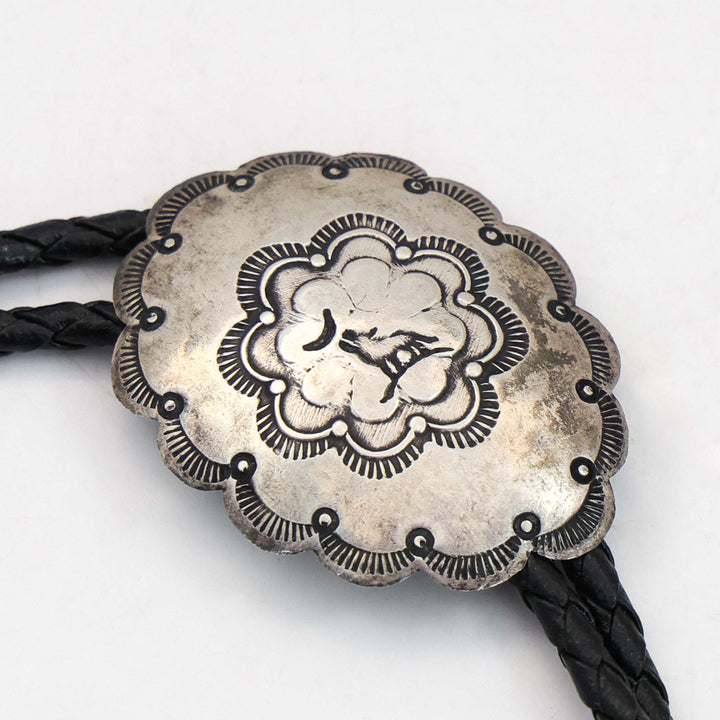 1960s Howling Wolf Bolo Tie