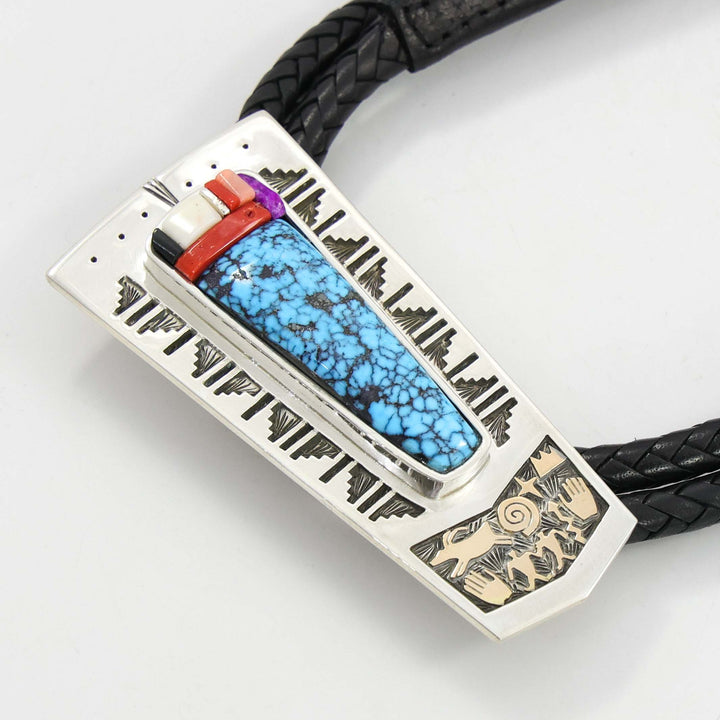 Cobble Inlaid Bola Tie