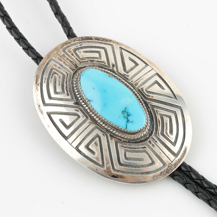 1980s Turquoise Bola Tie