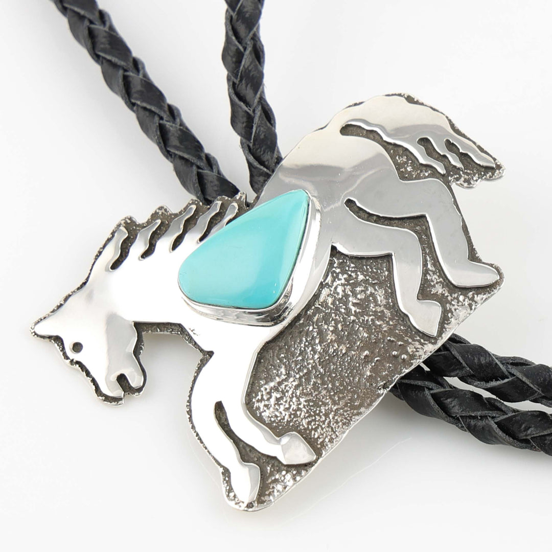 Turquoise Horse Bola Tie