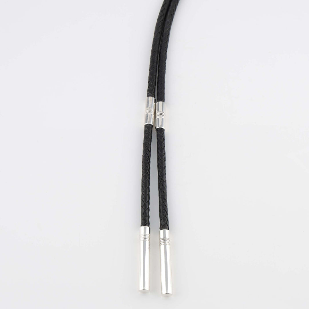 Stamped Silver Bola Tie