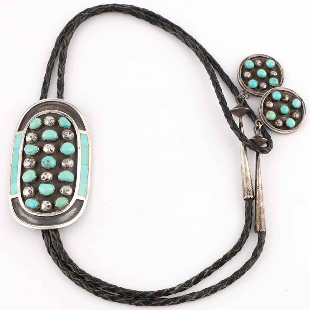 1970s Turquoise Bolo Tie