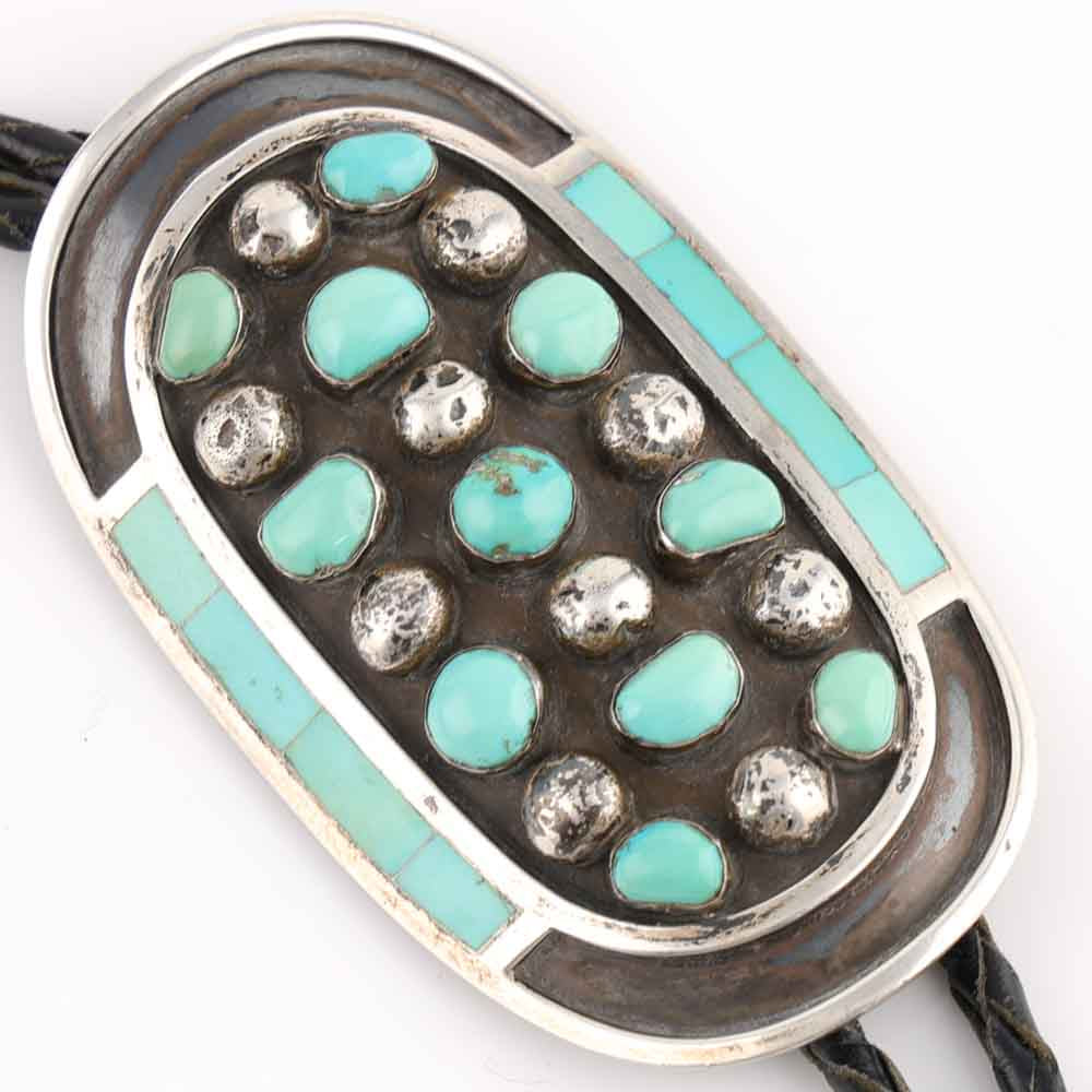 1970s Turquoise Bolo Tie