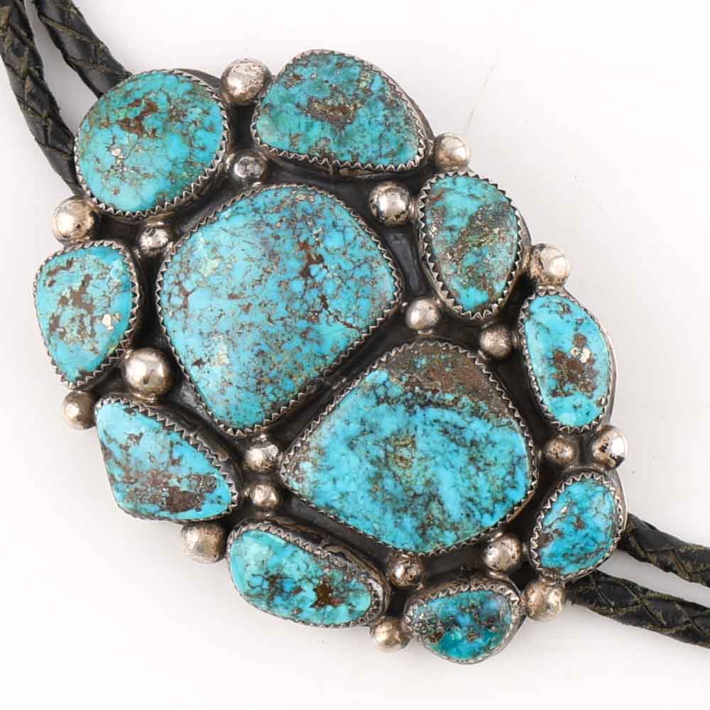 Morenci Turquoise Bolo Tie