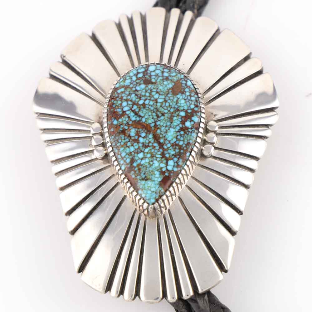 Indian Mountain Turquoise Bolo Tie