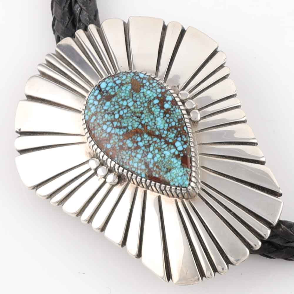 Indian Mountain Turquoise Bolo Tie