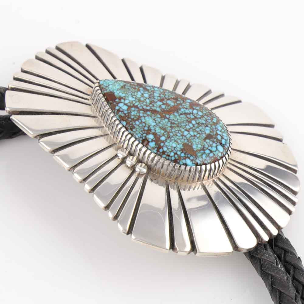 Indian Mountain Turquoise Bolo Tie