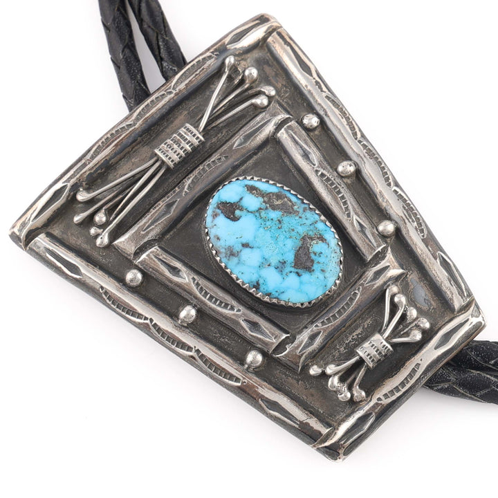 1970s Morenci Turquoise Bola Tie